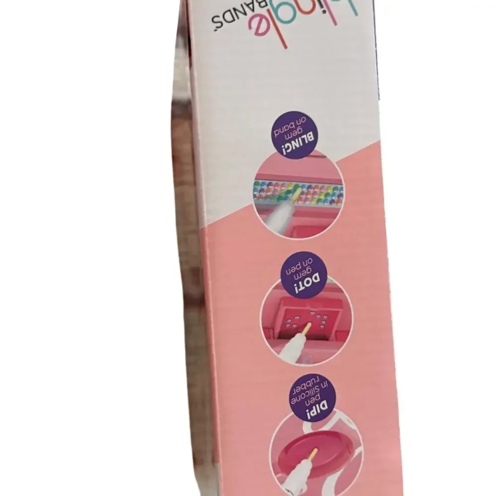 Blingle Deluxe Studio - Pink Friendship Bracelet Maker New